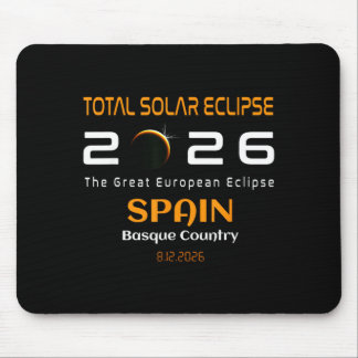Spain Basque Country Total Solar Eclipse August Mouse Mat