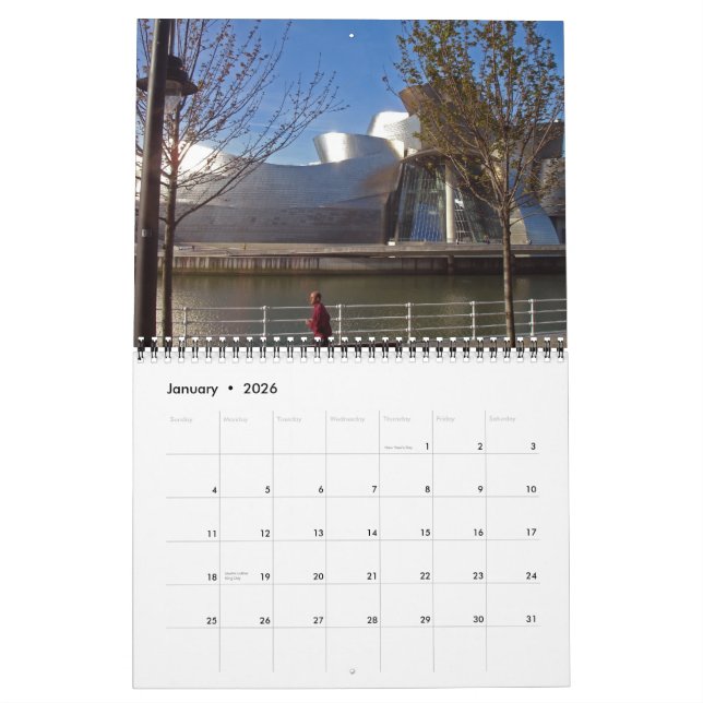 Spain BILBAO,  2012 Calendar (Jan 2026)