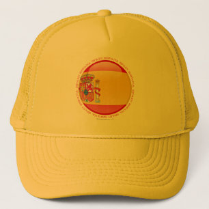 Spain Bubble Flag Trucker Hat