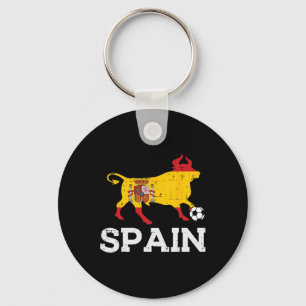 Spain Bull Spanish Soccer Ll Men Women Kids Boys G Key Ring