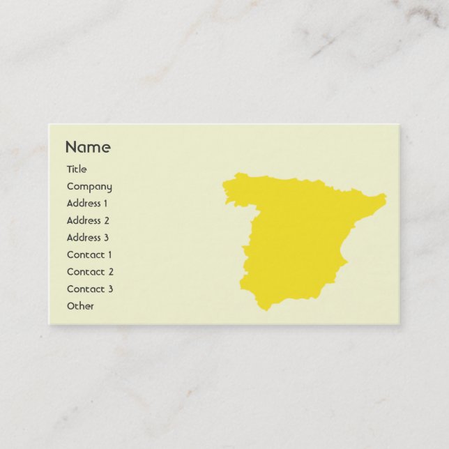 Spain - Business Card (Front)