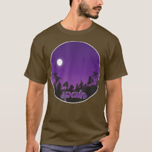spain By night with Palms T-Shirt