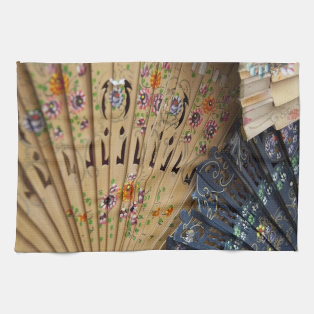 Spain, Cadiz Province, Seville. Historic Santa Tea Towel (Horizontal)