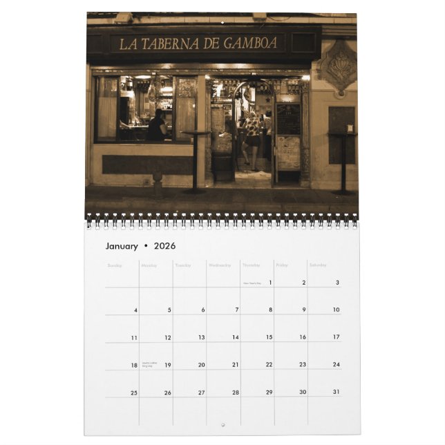 Spain Calendar 2012 (Jan 2026)