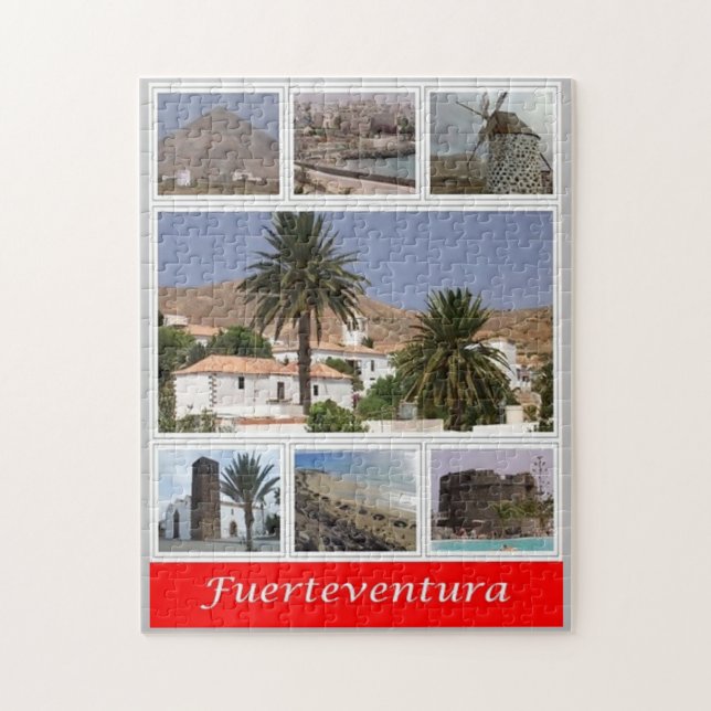 Spain - Canary Islands - Fuerteventura - mosaic - Jigsaw Puzzle (Vertical)