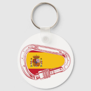 Spain Carabiner Flag Key Ring