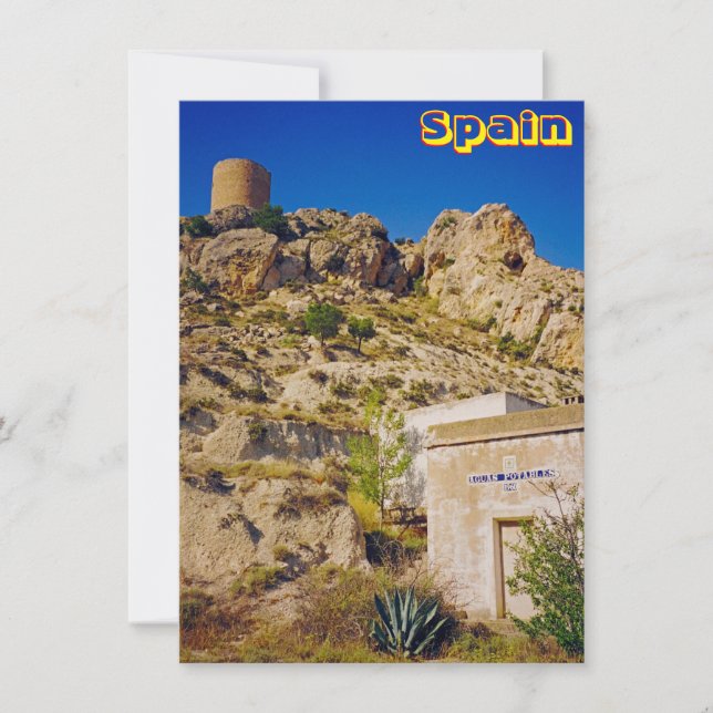 Spain card (Front)