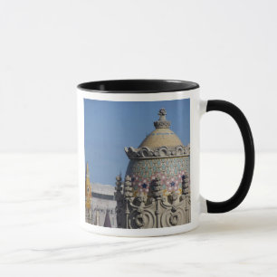 Spain, Catalonia, Barcelona. Barcelona roof top Mug