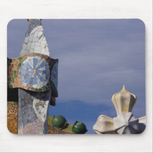 Spain, Catalonia, Barcelona. Casa Batllo (1906). 3 Mouse Mat
