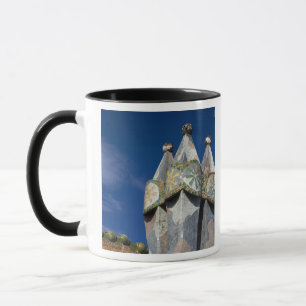 Spain, Catalonia, Barcelona. Casa Batllo (1906). Mug