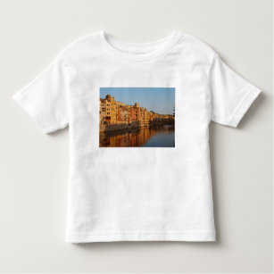 Spain. Catalonia. Gerona. Houses on the Onyar Toddler T-Shirt