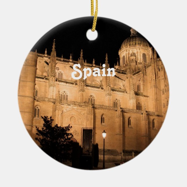 Spain Ceramic Tree Decoration (Front)
