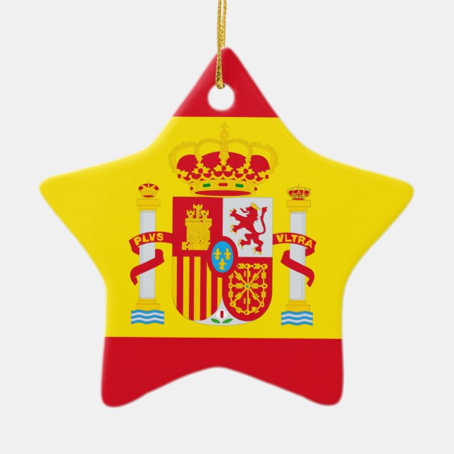 Spain Ceramic Tree Decoration (Front)