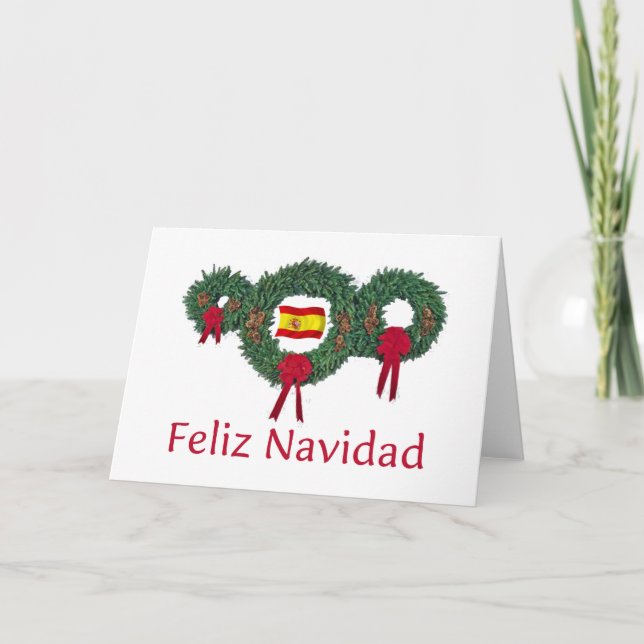 Spain Christmas 2 Holiday Card (Front)