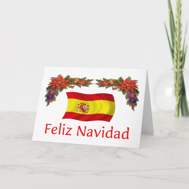 Spain Christmas Holiday Card (Front)