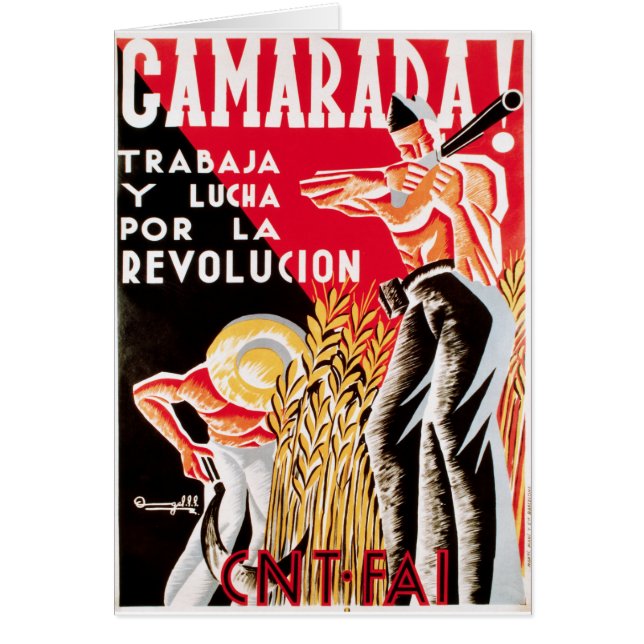 Spain civil war CNT-FAI original poster 1936 (Front)