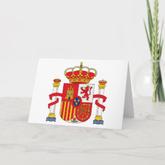 Spain Coat of Arms Greeting Card