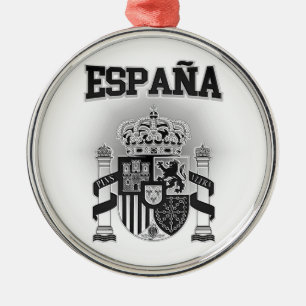 Spain Coat of Arms Metal Tree Decoration
