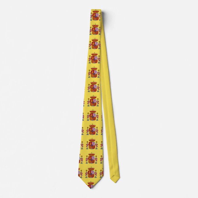 Spain Coat of Arms Tie (Front)