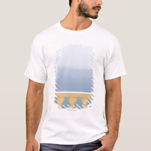Spain, Costa Blanca, View of sea over balustrade T-Shirt