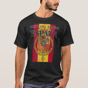 Spain Costa Del Azahar Flag Travel Europe Premium T-Shirt