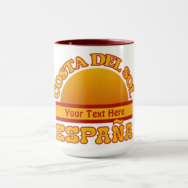 SPAIN Costa Del Sol custom mug - choose style (Center)