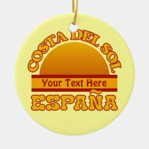 SPAIN Costa Del Sol custom ornament
