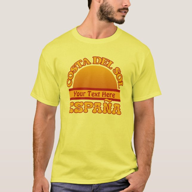 SPAIN Costa Del Sol custom shirt - choose style (Front)