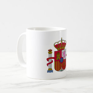 Spain country coat arms symbol emblem flag coffee mug