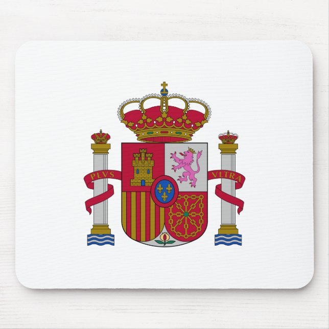 Spain country coat arms symbol emblem flag mouse mat (Front)