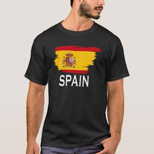 Spain Country Spanish Flag for Men Women Kids Spai T-Shirt (Front)