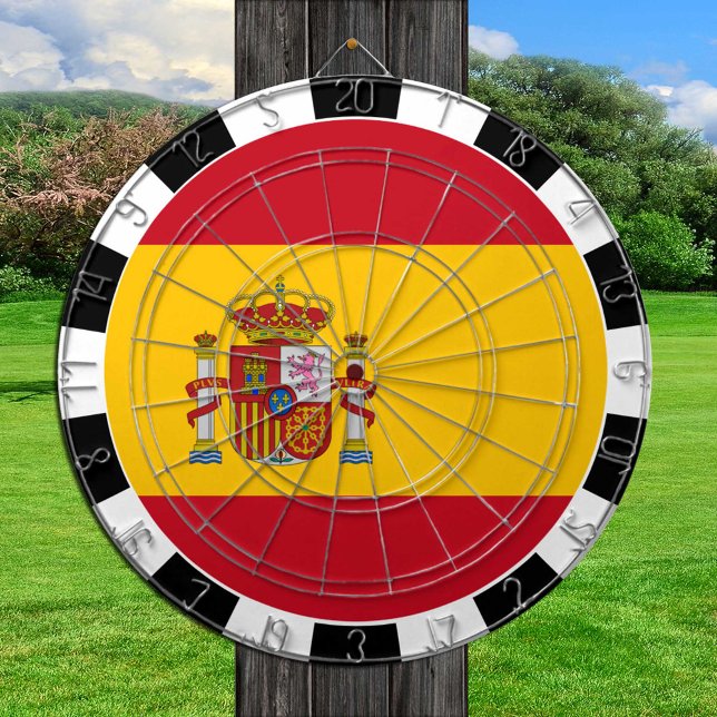 Spain Dartboard & Spanish Flag / game board (Creator Uploaded)