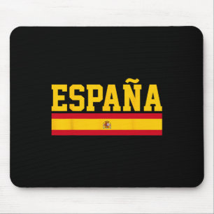 Spain Espana Flag Footbyll Sports Fan Souvenir Gif Mouse Mat