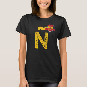 Spain España Human-Flag Letter N Spain España 1 T-Shirt