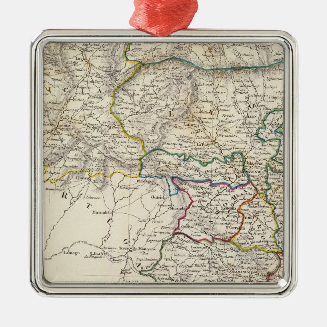 Spain Espana I Metal Tree Decoration (Front)