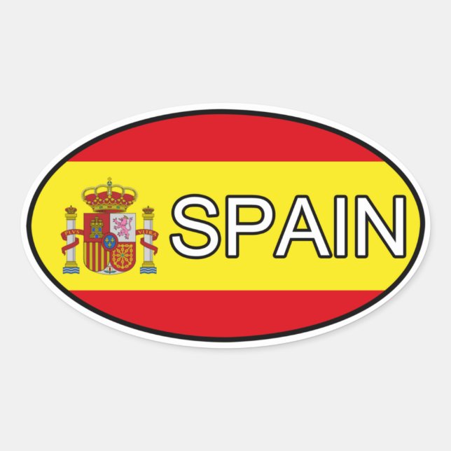 Spain Euro Sticker (Front)