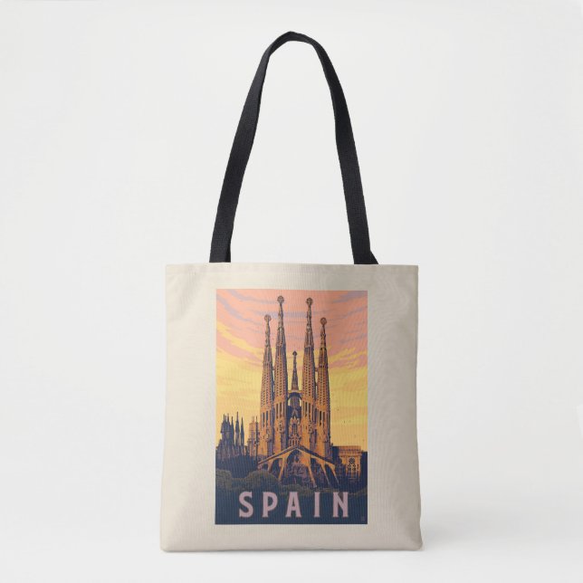 Spain | Familia Sagrada Tote Bag (Front)