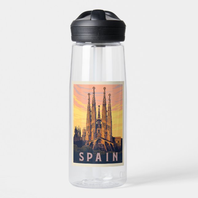 Spain | Familia Sagrada Water Bottle (Front)