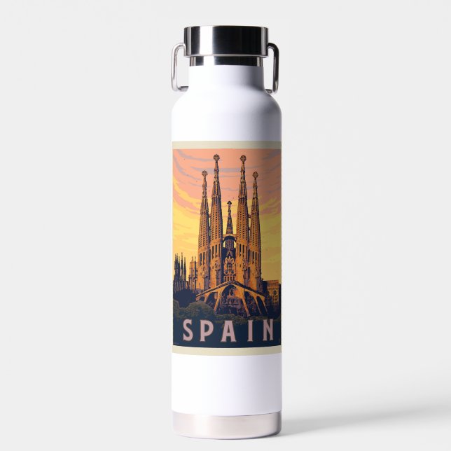 Spain | Familia Sagrada Water Bottle (Front)
