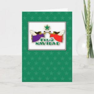 Spain, Feliz Navidad Angels Card