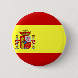Spain Flag 6 Cm Round Badge