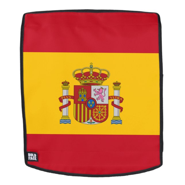 Spain Flag Backpack (Removable Face)