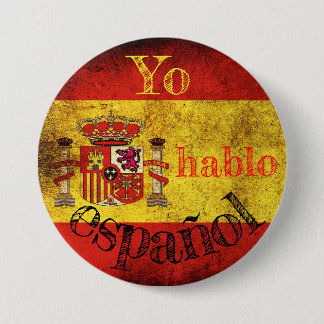 Spain flag badge "Yo hablo español"