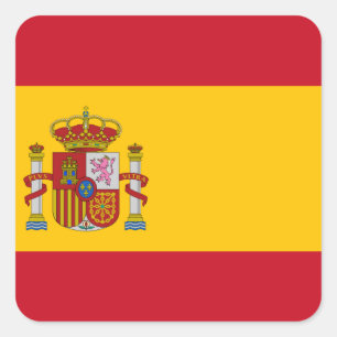 Spain flag - Bandera de Espana Square Sticker
