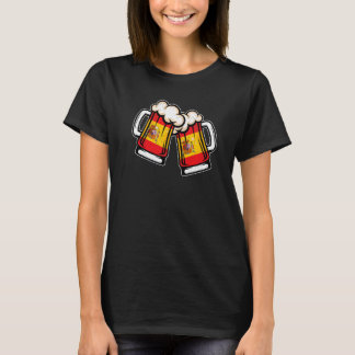 Spain Flag Beer Mug  Cool Spanish Beer T-Shirt