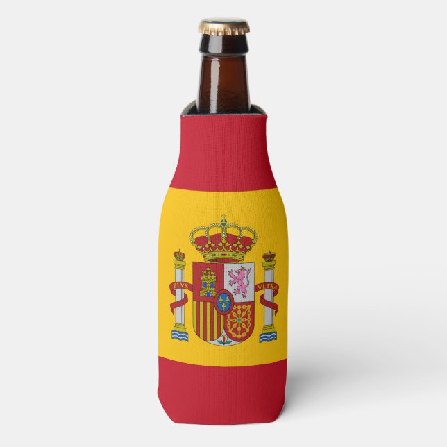 Spain Flag Bottle Cooler (Bottle Front)