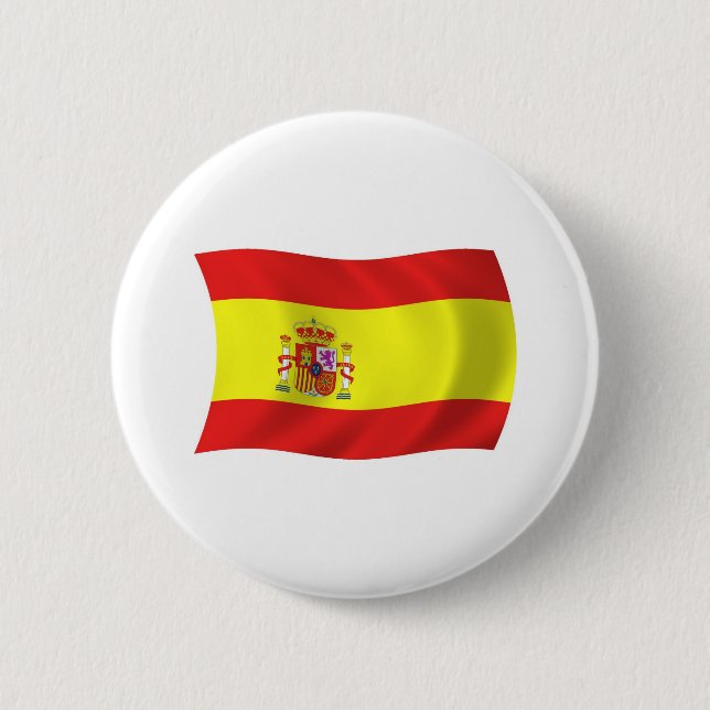 Spain Flag Button (Front)