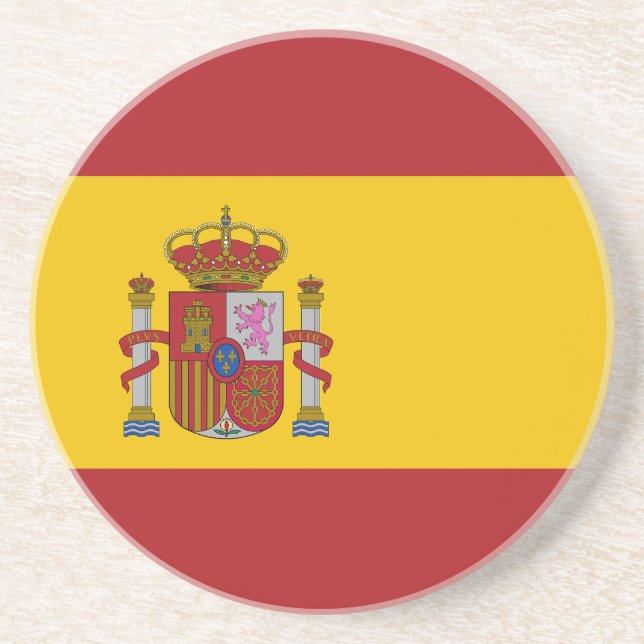 Spain Flag Coaster (Front)