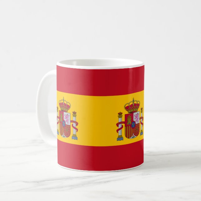 Spain Flag Coffee Mug (Front Left)
