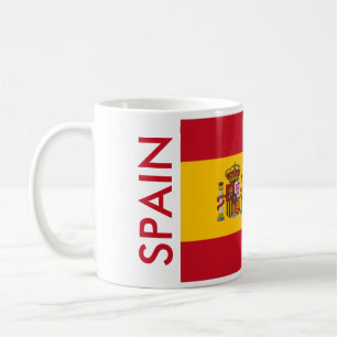 SPAIN FLAG COFFEE MUG